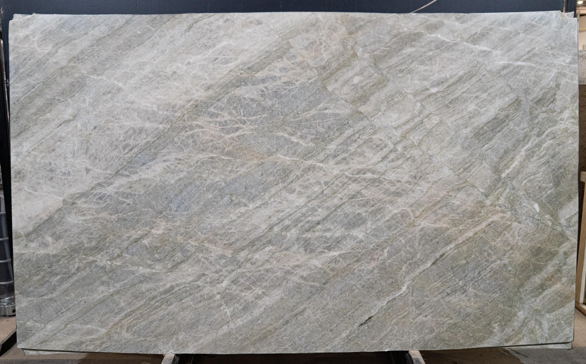 Madre Perola quartzite slab, polished finish, Brazilian natural stone